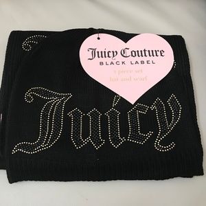Juicy Couture Scarf & Beanie 2-Piece Set